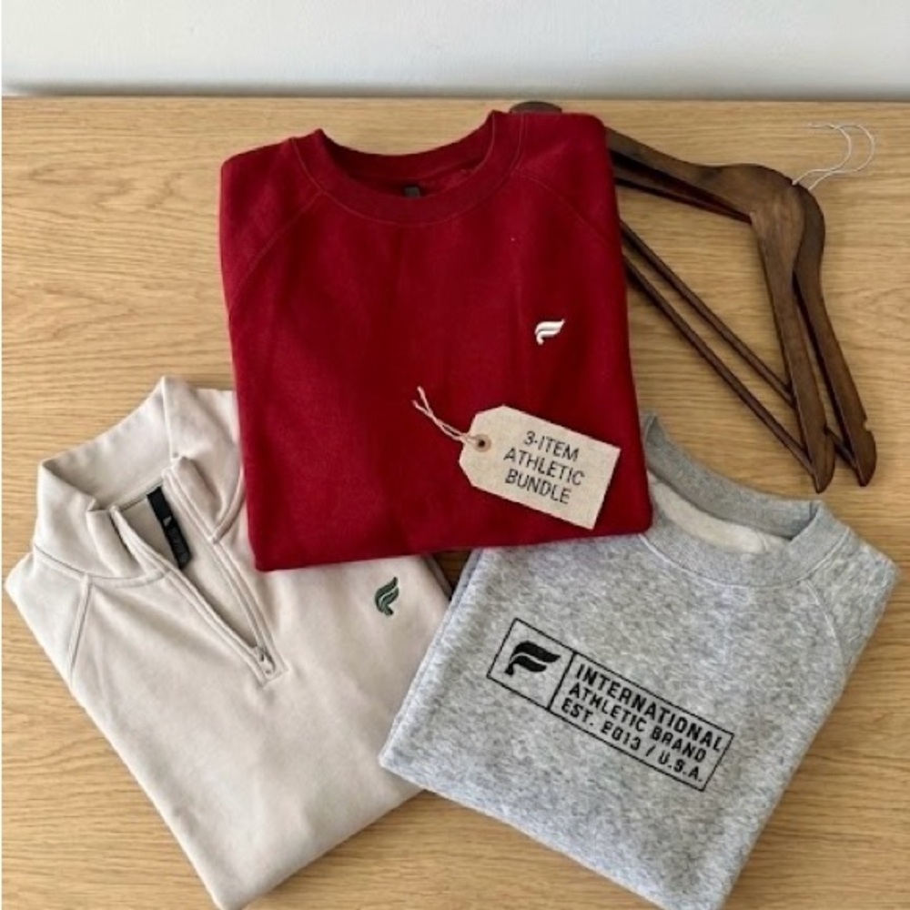 3- PIECE BUNDLE — Fabletics Men's Sweatshirts